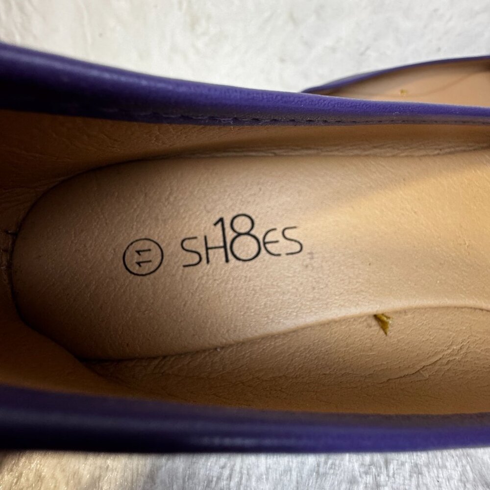 Shoes8teen Womens Ballerina Ballet Flats Shoes 8500 Navy - Picture 5 of 6